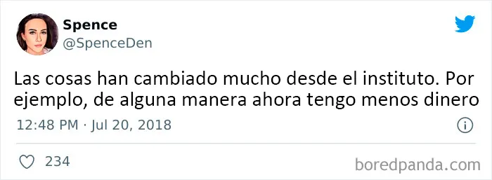20 Tuits divertidos de personas que abrazan el estar sin blanca