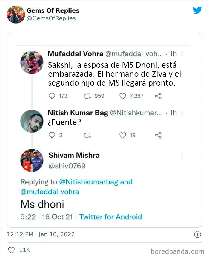 17 Réplicas muy divertidas en capturas de pantalla, compartidas en Twitter