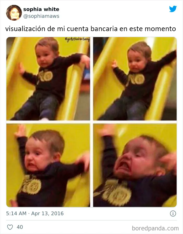 20 Tuits divertidos de personas que abrazan el estar sin blanca