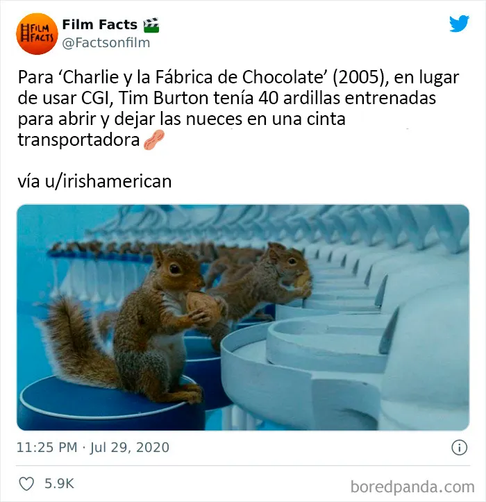 Esta cuenta de Twitter revela 20 datos fascinantes sobre la industria del cine