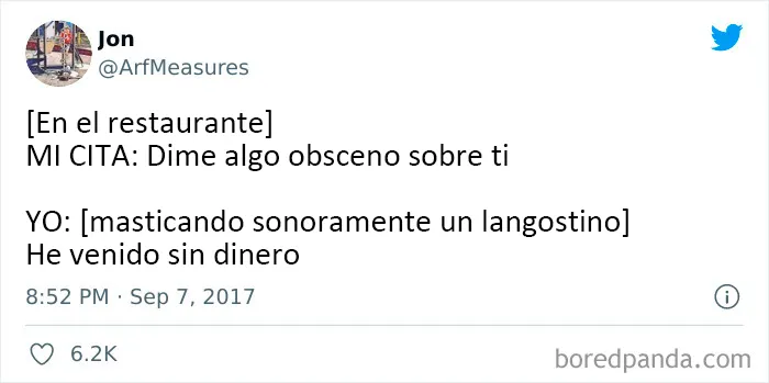20 Tuits divertidos de personas que abrazan el estar sin blanca