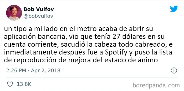 20 Tuits divertidos de personas que abrazan el estar sin blanca