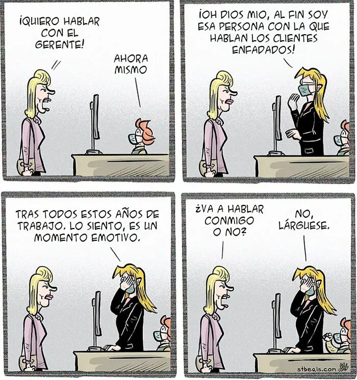 12 Nuevos y divertidos cómics con los que se identificarán quienes trabajan de cara al público