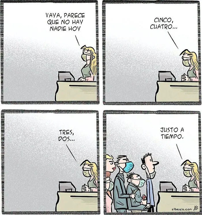 12 Nuevos y divertidos cómics con los que se identificarán quienes trabajan de cara al público