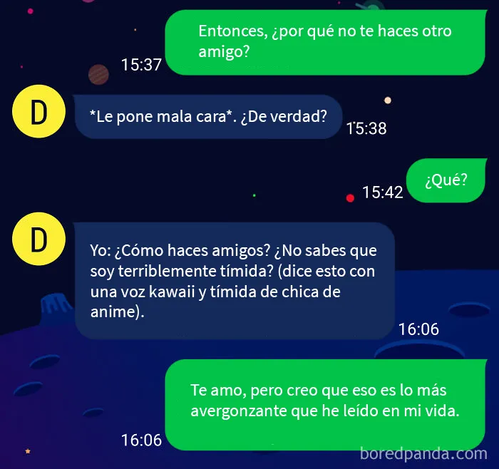 Amo a mi mejor amiga, pero creo que mira demasiada televisión…