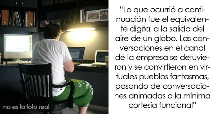 El director de esta empresa dijo a sus empleados que "se fueran a otro lado" si querían trabajar desde casa, y enseguida supieron lo que había que hacer
