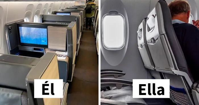 “Ella piensa que prefiero la clase business en vez de a ella”: La esposa de este hombre se enojó cuando él subió la categoría de su billete para un vuelo de 12 horas