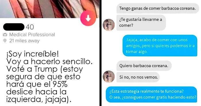 15 Personas en aplicaciones de citas cuya arrogancia superó todos los límites