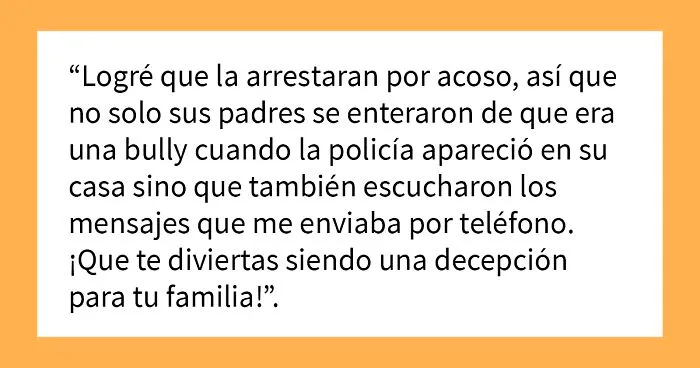20 Personas que lograron vengarse de quienes solían acosarlos en la escuela