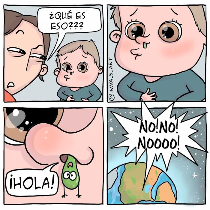 10 Cómics que muestran las divertidas dificultades de la maternidad