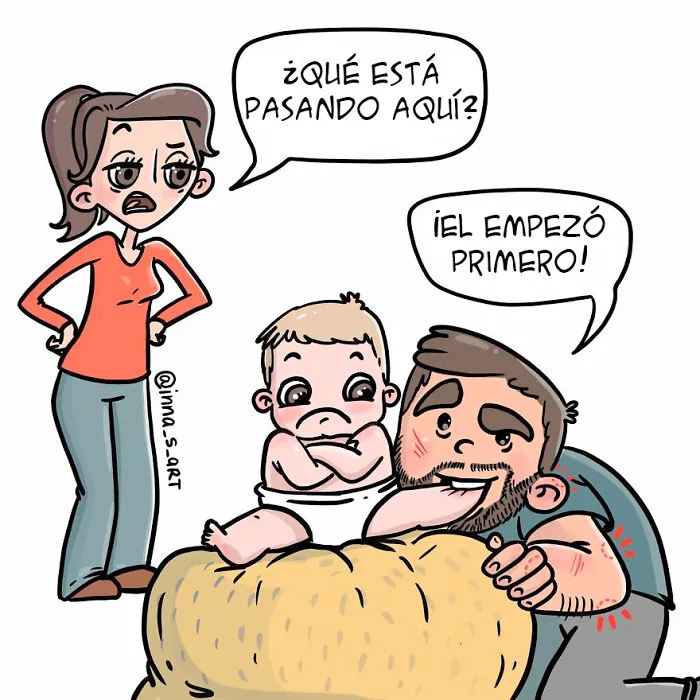 10 Cómics que muestran las divertidas dificultades de la maternidad