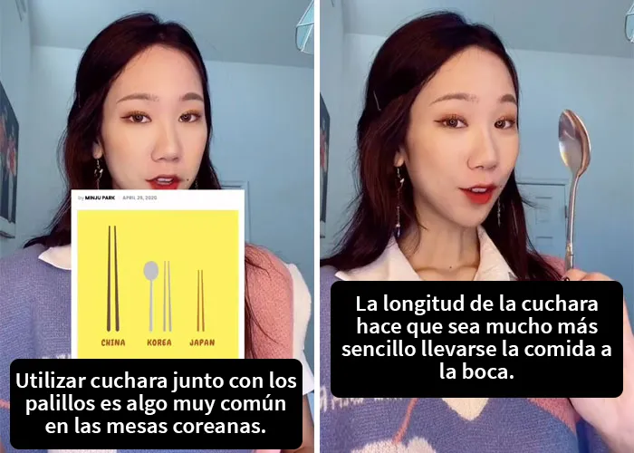 ¿Por qué los coreanos utilizan cuchara además de los palillos? 