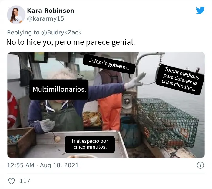 Esta mujer de 101 años fue fotografiada desechando una langosta por su tamaño y aquí tienes 20 memes al respecto