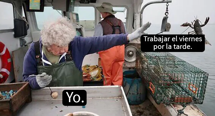Esta mujer de 101 años fue fotografiada desechando una langosta por su tamaño y aquí tienes 20 memes al respecto