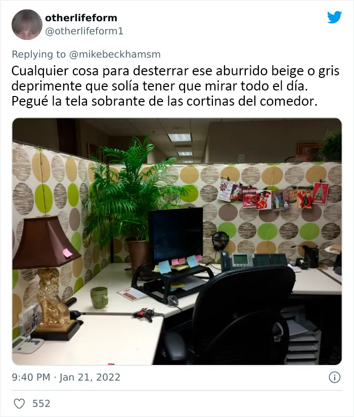 20 Empleados que transformaron sus aburridos cubículos de oficina en algo maravilloso