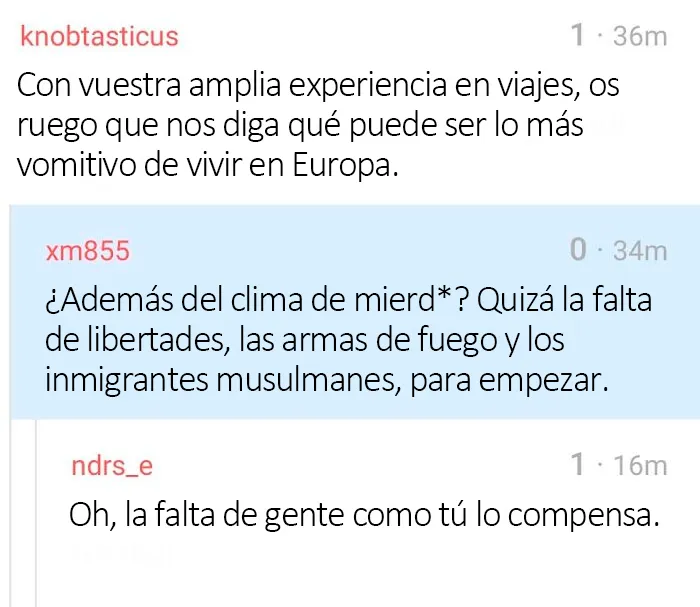 La falta de libertad, las armas de fuego y los inmigrantes musulmanes