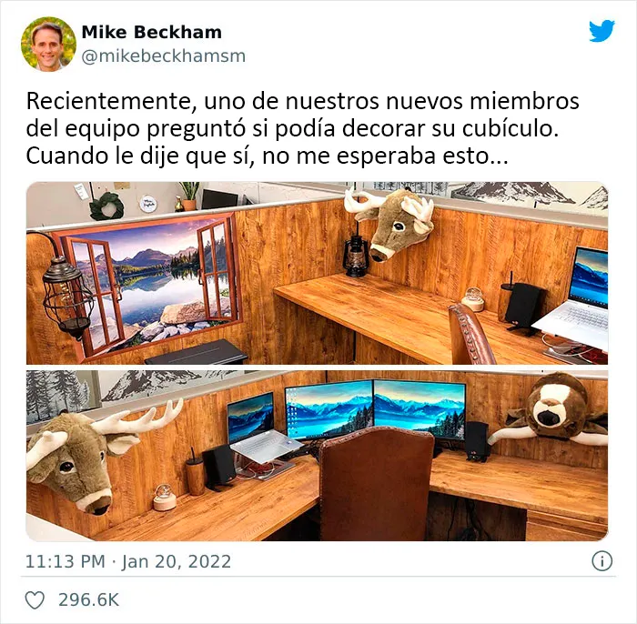 20 Empleados que transformaron sus aburridos cubículos de oficina en algo maravilloso