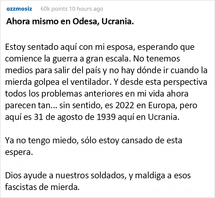 Rusia acaba de invadir Ucrania y la gente se conecta para explicar lo aterrador que es (20 Publicaciones)