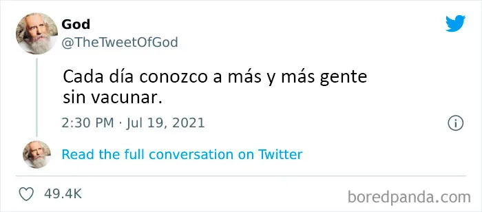 20 Cosas muy salvajes que Dios ha dicho en Twitter