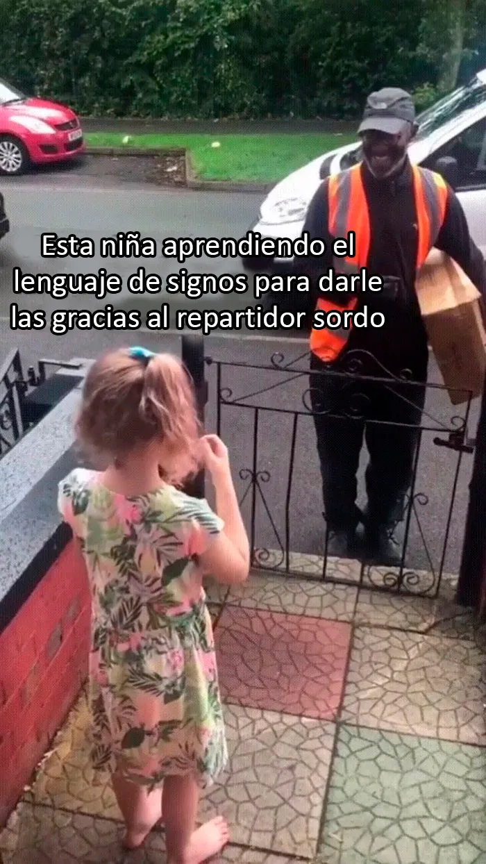 Esto es hermoso. La humanidad en su máximo esplendor, ¡y además empezando joven!