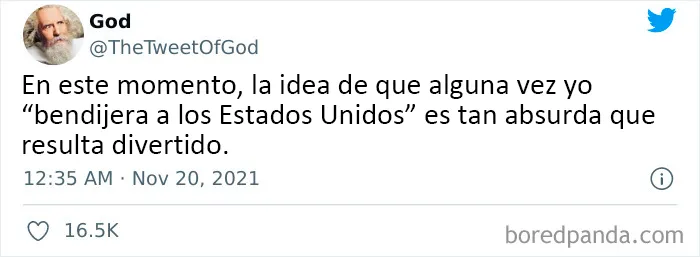 20 Cosas muy salvajes que Dios ha dicho en Twitter