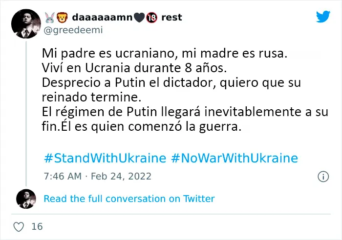Rusia acaba de invadir Ucrania y la gente se conecta para explicar lo aterrador que es (20 Publicaciones)