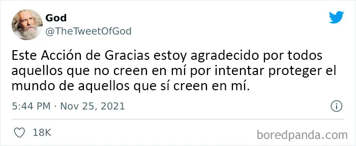 20 Cosas muy salvajes que Dios ha dicho en Twitter
