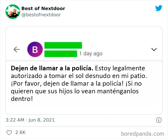 Dejen de llamar a la policía