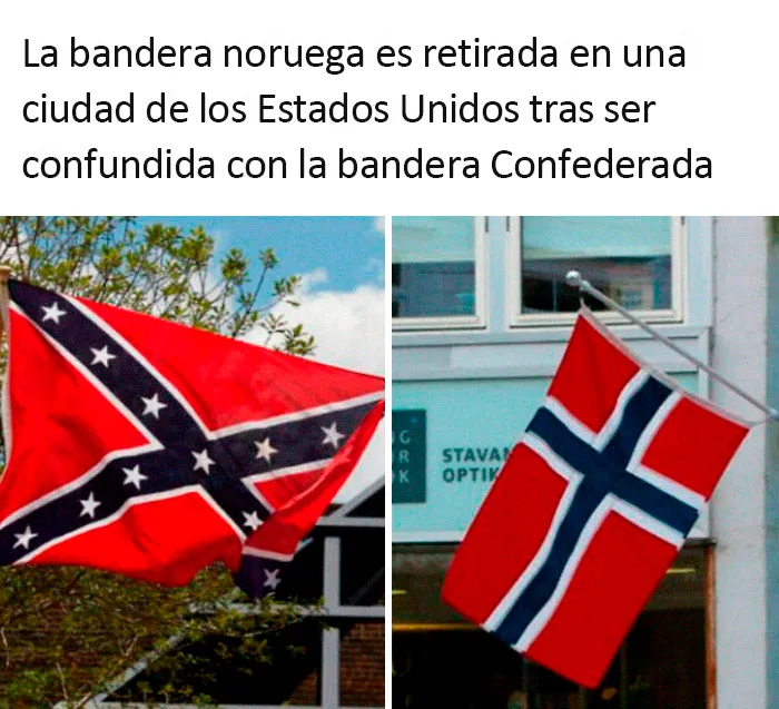 Retirada de la bandera noruega