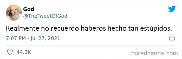 20 Cosas muy salvajes que Dios ha dicho en Twitter
