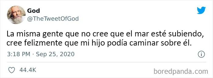 20 Cosas muy salvajes que Dios ha dicho en Twitter