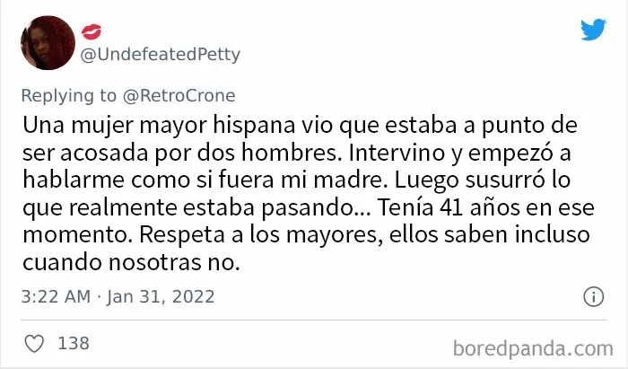"Camina hacia una mujer mayor y di: '¡Mamá! Un tipo extraño me está acosando'": 20 mujeres comparten consejos para mantenerte a salvo