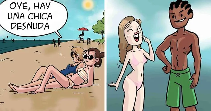 10 Divertidos cómics sobre ocurrencias inesperadas de la vida, creados por esta dibujante canadiense