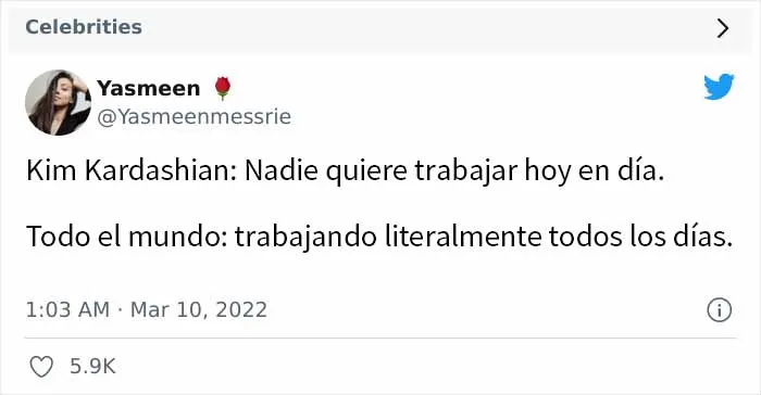 20 Reacciones salvajes en Twitter ante Kim Kardashian diciendo a las mujeres que levanten el trasero y trabajen