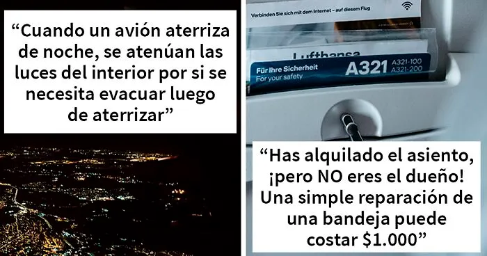 20 Trabajadores en la industria de las aerolíneas, comparten cosas que todos deberíamos saber sobre los vuelos