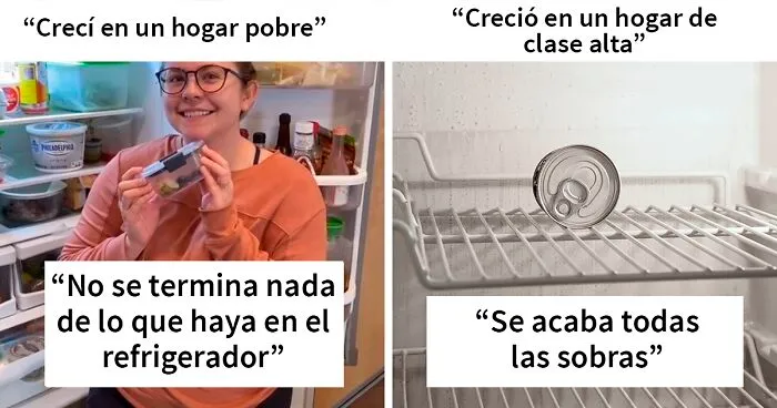Esta mujer creció en un hogar pobre y su marido en uno de clase alta: 10 diferencias que existen entre ellos