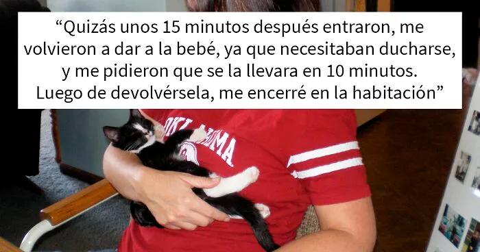 “¿Soy idiota por decirle a mi prometido que me voy a encerrar en la habitación durante el resto de las vacaciones porque estoy harta de sostener al bebé de su hermana?”