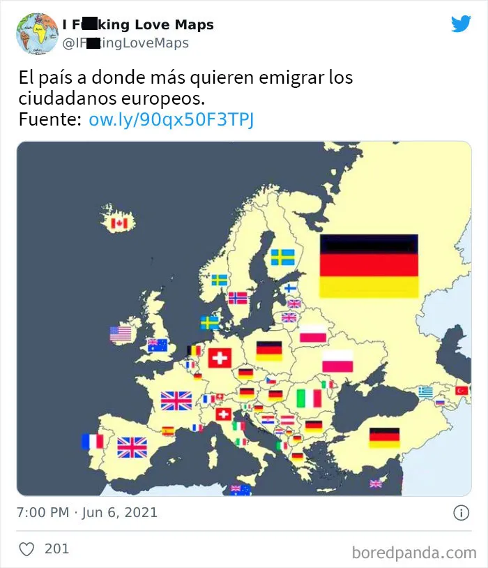 20 Mapas inusuales que cambiarán tu forma de ver el mundo