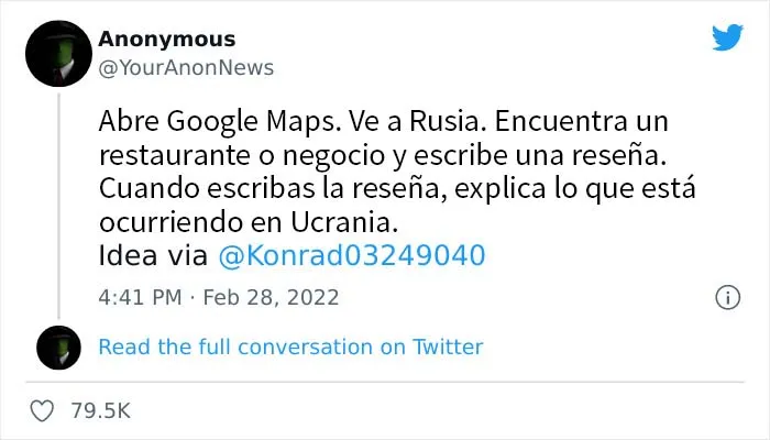 20 Actos de resistencia pequeños aunque elocuentes por parte de ucranianos y gente de todo el mundo contra la guerra en Ucrania