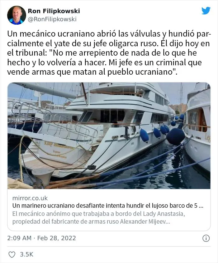 20 Actos de resistencia pequeños aunque elocuentes por parte de ucranianos y gente de todo el mundo contra la guerra en Ucrania