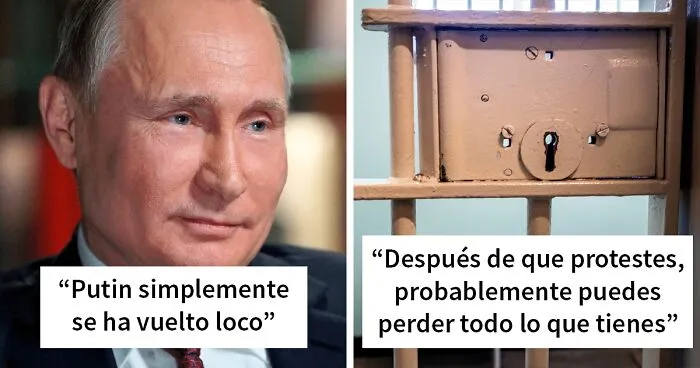 20 Mensajes de personas viviendo en Rusia durante la invasión de Ucrania contando cómo se siente