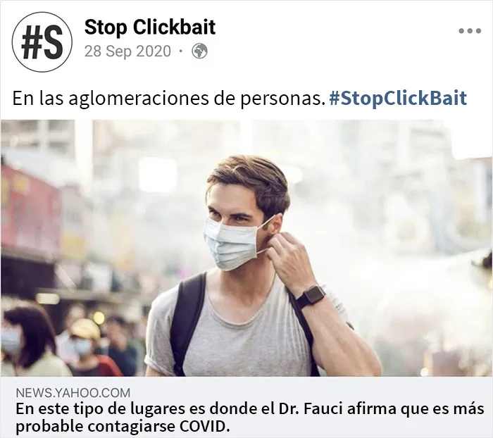 Esta página de Facebook resume aquellos artículos que buscan captar visitas en una sola oración, y aquí les traemos 20 de ellos (Nuevas fotos)