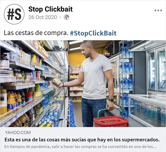 Esta página de Facebook resume aquellos artículos que buscan captar visitas en una sola oración, y aquí les traemos 20 de ellos (Nuevas fotos)