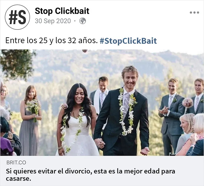 Esta página de Facebook resume aquellos artículos que buscan captar visitas en una sola oración, y aquí les traemos 20 de ellos (Nuevas fotos)