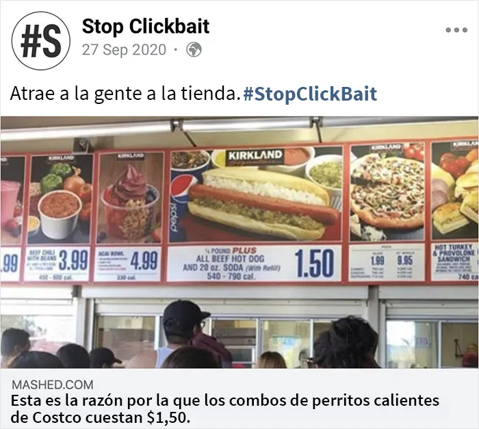 Esta página de Facebook resume aquellos artículos que buscan captar visitas en una sola oración, y aquí les traemos 20 de ellos (Nuevas fotos)