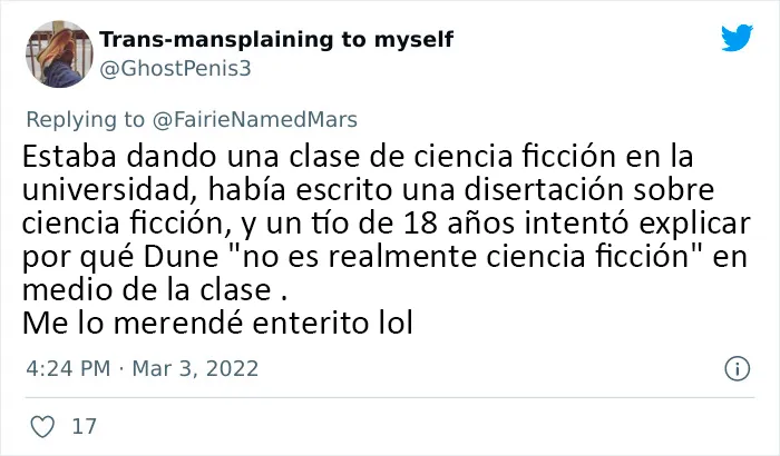 20 Hombres que se humillaron a sí mismos haciendo mansplaining a expertas