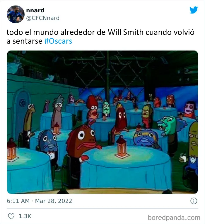 Así reaccionó la gente cuando Will Smith abofeteó a Chris Rock durante la transmisión en vivo de los Oscars (20 Publicaciones)