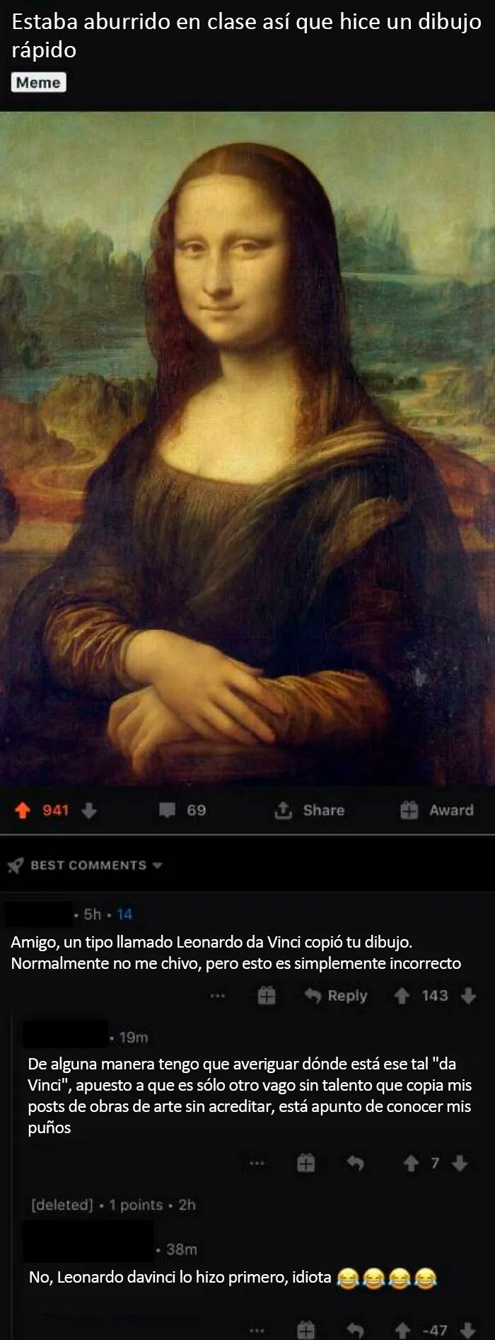 No puedo creer que Da Vinci hiciera algo así