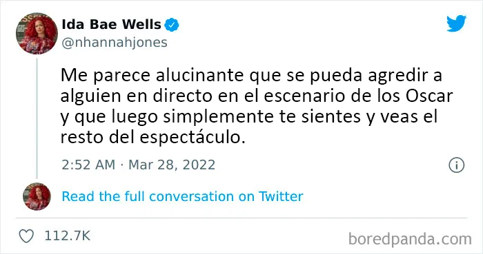 Así reaccionó la gente cuando Will Smith abofeteó a Chris Rock durante la transmisión en vivo de los Oscars (20 Publicaciones)