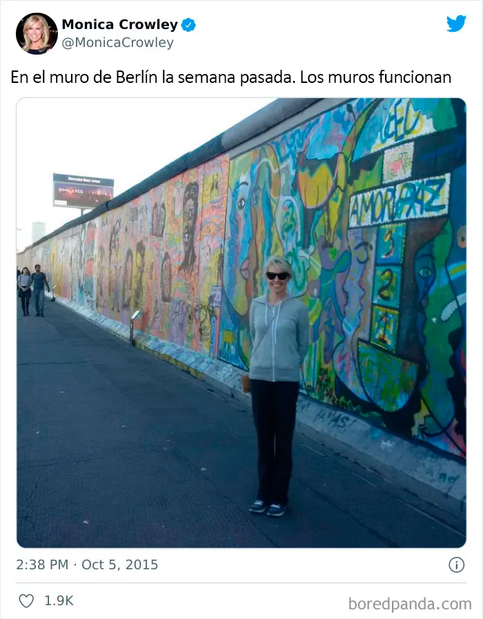 Estás delante del mejor ejemplo en todo el mundo que demuestra que los muros no funcionan